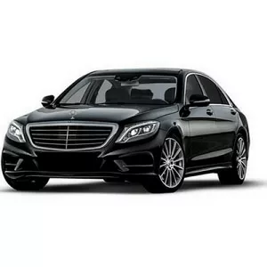 Photo of Mercedes S class used for Nice airport transfer, Moanco.