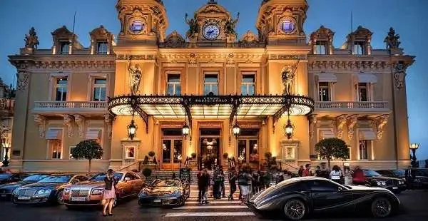 Casino square in Monte Carlo Monaco by night