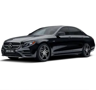 Mercedes classe E noire toutes options