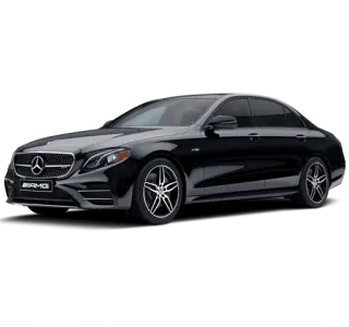 Black Mercedes E class, full options